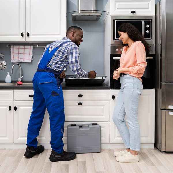 can you provide an estimate for cooktop repair before beginning any work in Forsyth